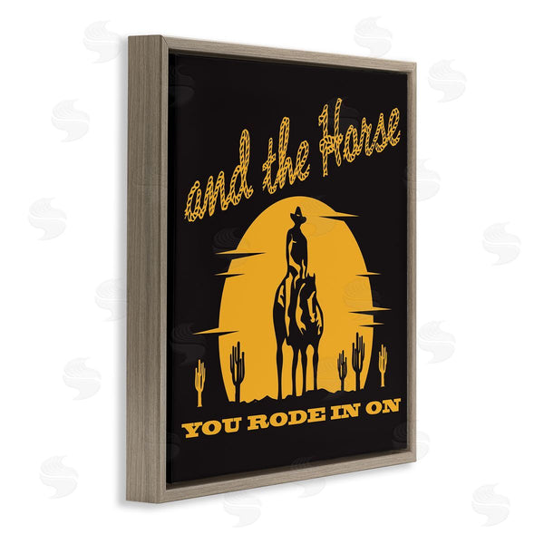 Stupell Industries Jedco Brands Inc. | Horse You Rode In On