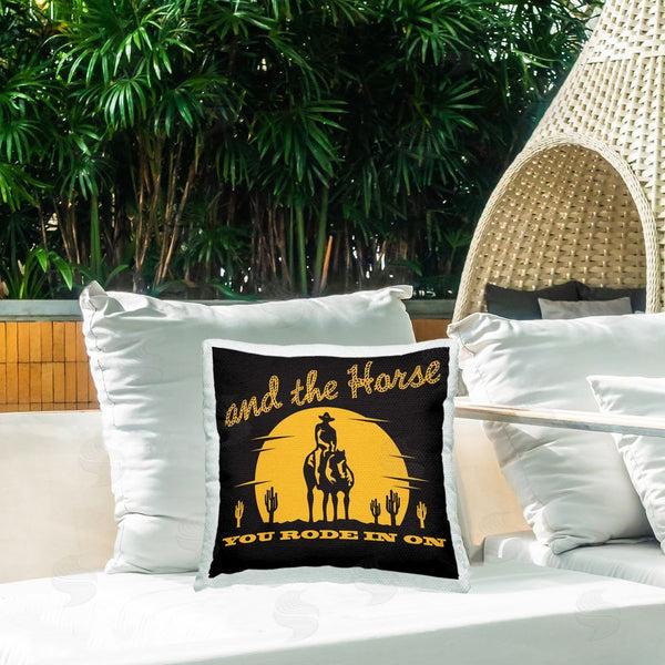 Stupell Industries Jedco Brands Inc. | Horse You Rode In On Printed Throw Pillow