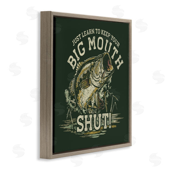 Stupell Industries Jedco Brands Inc. | Keep Big Mouth Shut