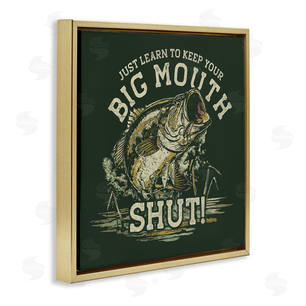 Stupell Industries Jedco Brands Inc. | Keep Big Mouth Shut