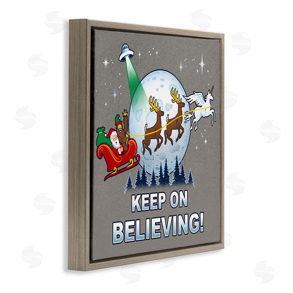 Stupell Industries Jedco Brands Inc. | Keep On Believing Holiday
