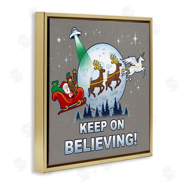 Stupell Industries Jedco Brands Inc. | Keep On Believing Holiday