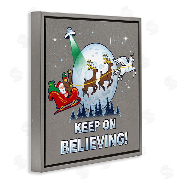 Stupell Industries Jedco Brands Inc. | Keep On Believing Holiday