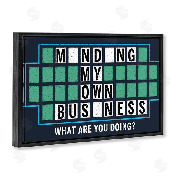 Stupell Industries Jedco Brands Inc. | Minding My Own Business Game