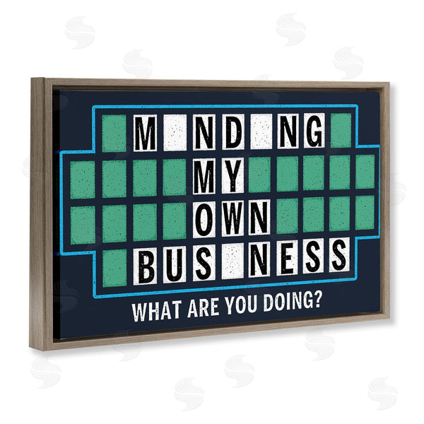 Stupell Industries Jedco Brands Inc. | Minding My Own Business Game