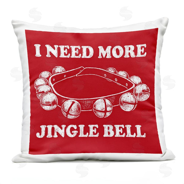 Stupell Industries Jedco Brands Inc. | Need More Jingle Bell Printed Throw Pillow