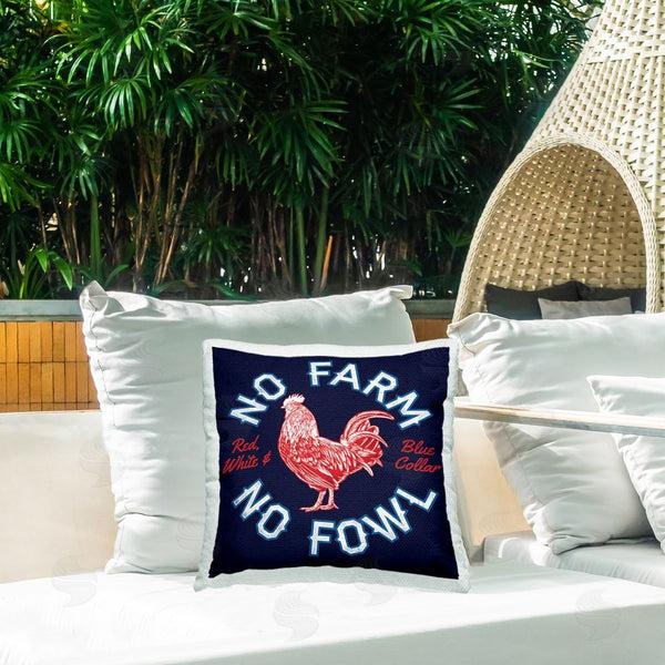 Stupell Industries Jedco Brands Inc. | No Farm Or Fowl Printed Throw Pillow