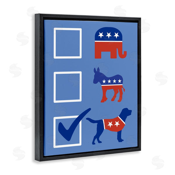 Stupell Industries Jedco Brands Inc. | Patriotic Dog Voting Election