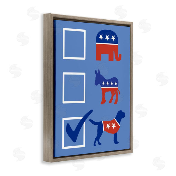 Stupell Industries Jedco Brands Inc. | Patriotic Dog Voting Election