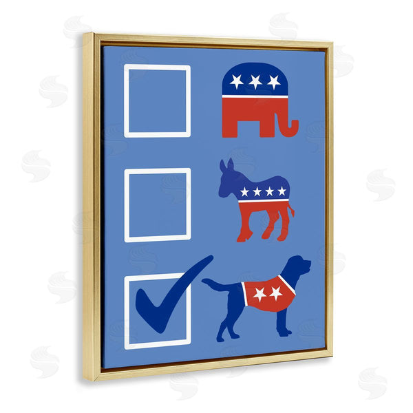 Stupell Industries Jedco Brands Inc. | Patriotic Dog Voting Election