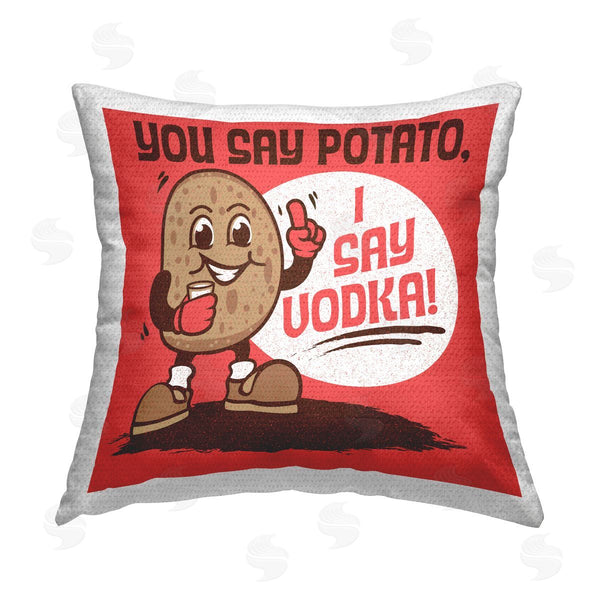 Stupell Industries Jedco Brands Inc. | Potato & Vodka Printed Throw Pillow