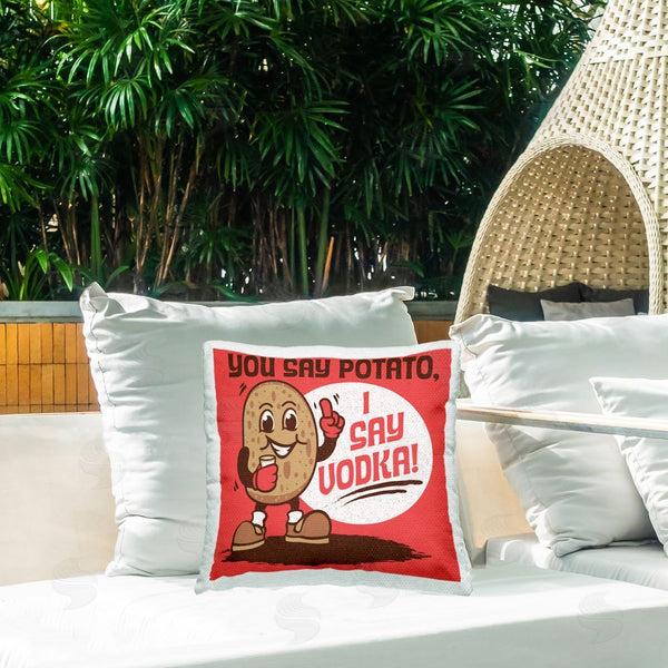 Stupell Industries Jedco Brands Inc. | Potato & Vodka Printed Throw Pillow