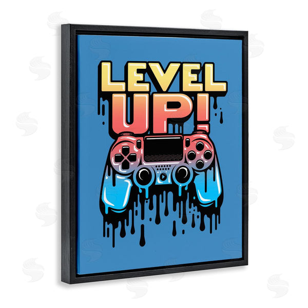 Stupell Industries Jedco Brands Inc. | Retro Level Up Dripping Controller