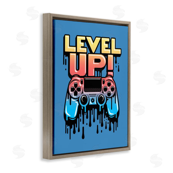 Stupell Industries Jedco Brands Inc. | Retro Level Up Dripping Controller