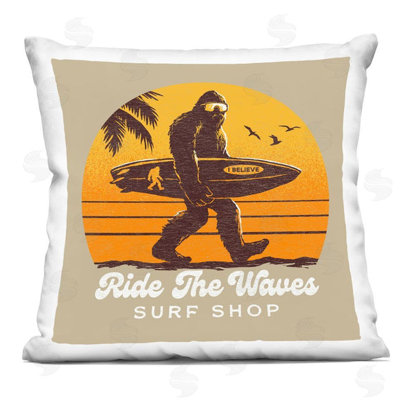stupell industries Jedco Brands Inc. | Ride The Waves Surf Shop Printed Throw Pillow
