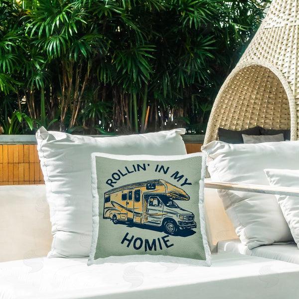 Stupell Industries Jedco Brands Inc. | Rollin' In My Homie Printed Throw Pillow