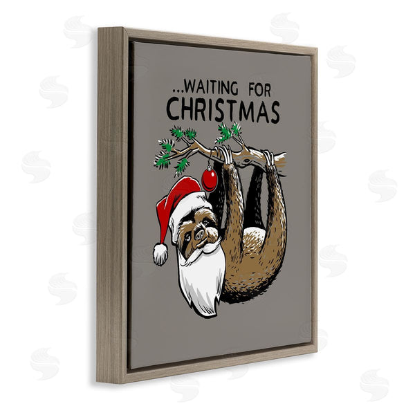 Stupell Industries Jedco Brands Inc. | Santa Christmas Sloth