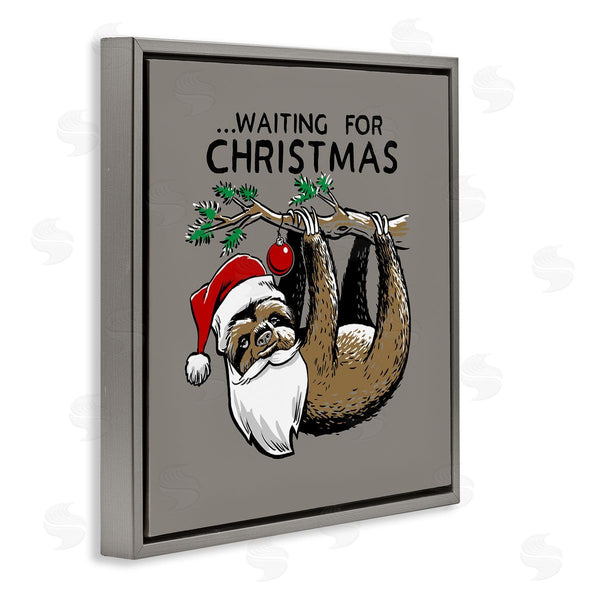 Stupell Industries Jedco Brands Inc. | Santa Christmas Sloth