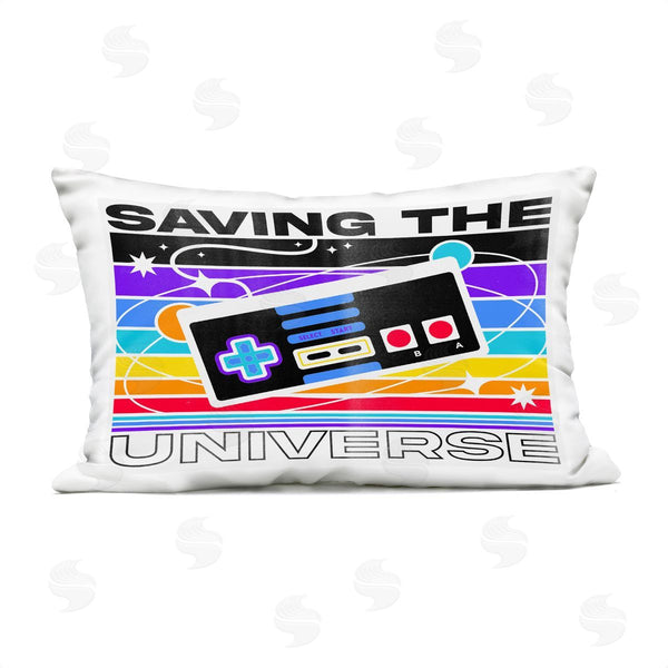 Stupell Industries Jedco Brands Inc. | Saving The Universe Retro Game Printed Throw Pillow