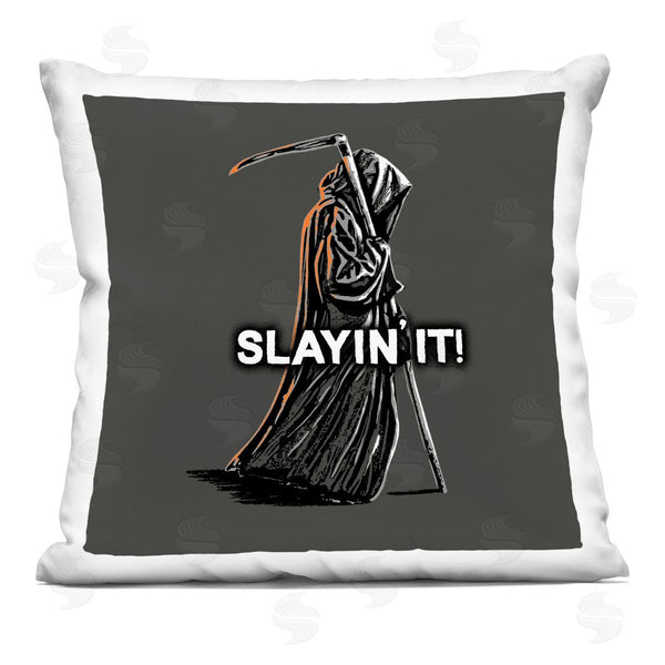 stupell industries Jedco Brands Inc. | Slayin' It Grim Reaper Printed Throw Pillow