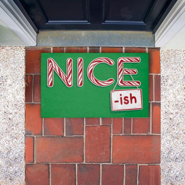 Stupell Industries Jedco Brands Inc. | Vintage Nice-ish Humor Non-Woven Door Mat