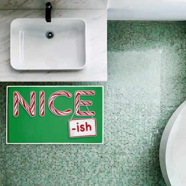 Stupell Industries Jedco Brands Inc. | Vintage Nice-ish Humor Plush Bath Mat