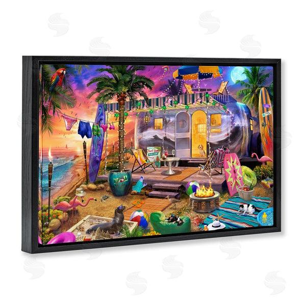 Stupell Industries Jeff Haynie | Fun Beach Vacation Camper Wall Art
