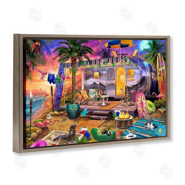 Stupell Industries Jeff Haynie | Fun Beach Vacation Camper Wall Art
