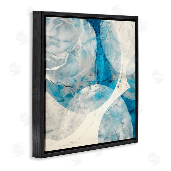 Stupell Industries Jeff Iorillo | Layered Blue Spheres Wall Art