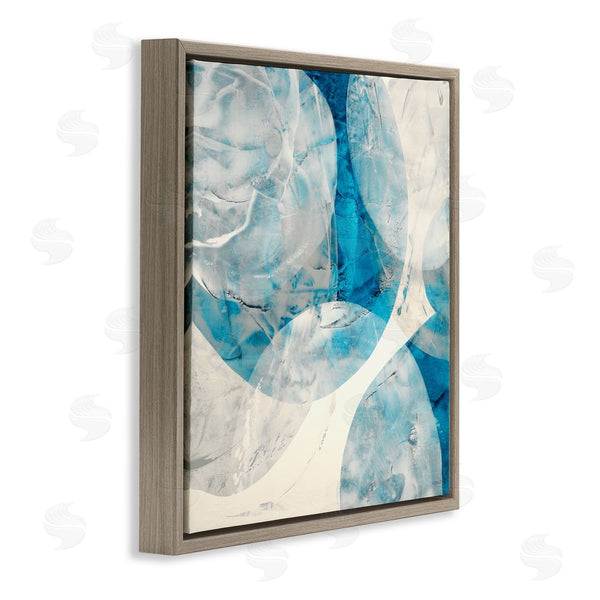Stupell Industries Jeff Iorillo | Layered Blue Spheres Wall Art