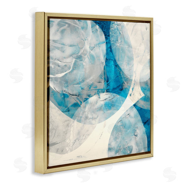 Stupell Industries Jeff Iorillo | Layered Blue Spheres Wall Art