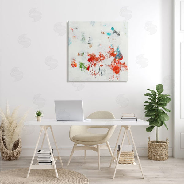 Stupell Industries Jeff Iorillo | Modern Red Green Blue Paint Pop Abstraction Wall Art
