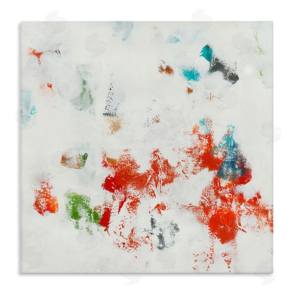 stupell industries Jeff Iorillo | Modern Red Green Blue Paint Pop Abstraction Wall Art