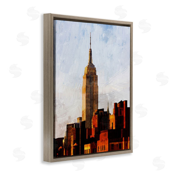 Stupell Industries Jeff Pica | Empire State Building Cityscape Wall Art