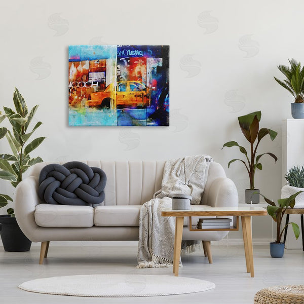 Stupell Industries Jeff Pica | Modern Taxi Collage Wall Art