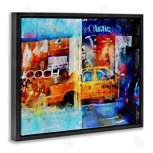 Stupell Industries Jeff Pica | Modern Taxi Collage Wall Art