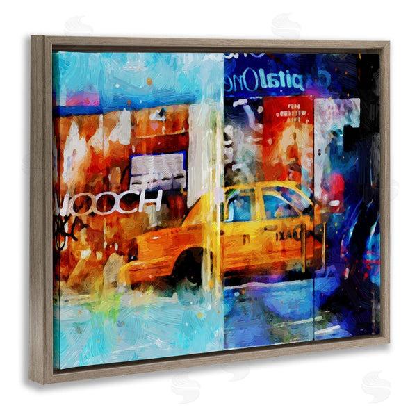 Stupell Industries Jeff Pica | Modern Taxi Collage Wall Art
