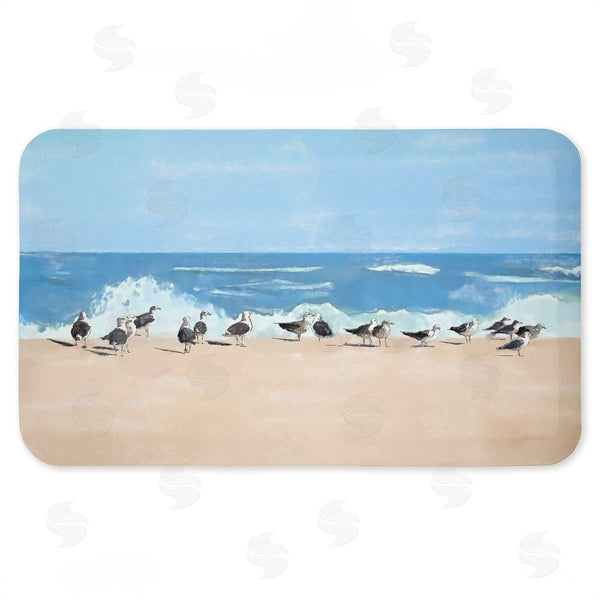 stupell industries Jeff Pica | Sunny Beach Day Birds Anti-Fatigue Mat