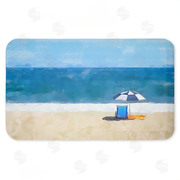 stupell industries Jeff Pica | Sunny Beach Day Seat Anti-Fatigue Mat