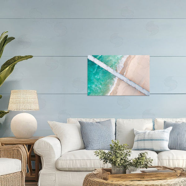 Stupell Industries Jeff Poe Photography | Aerial View Pier Beach Wall Art