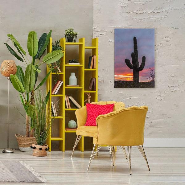 Stupell Industries Jeff Poe Photography | Arizona Cactus At Sunset Wall Art
