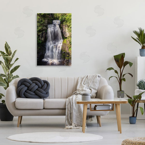 Stupell Industries Jeff Poe Photography | Cascading Forest Waterfall Wall Art