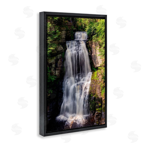 Stupell Industries Jeff Poe Photography | Cascading Forest Waterfall Wall Art