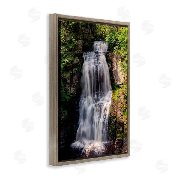 Stupell Industries Jeff Poe Photography | Cascading Forest Waterfall Wall Art