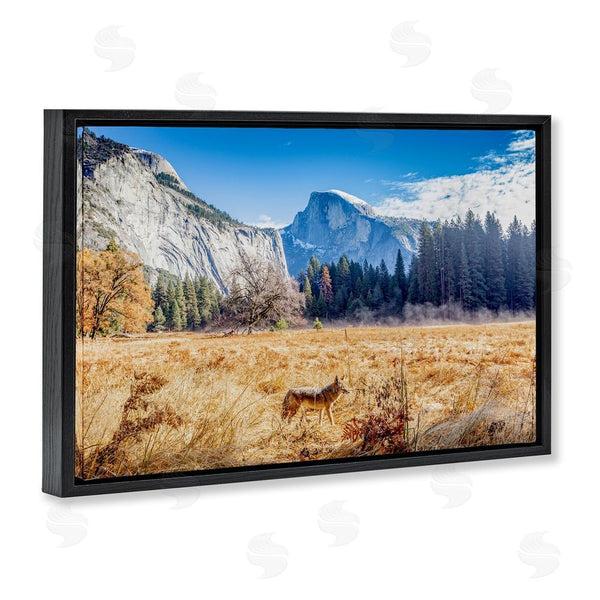 Stupell Industries Jeff Poe Photography | Coyote In Mountain Prairie Wall Art