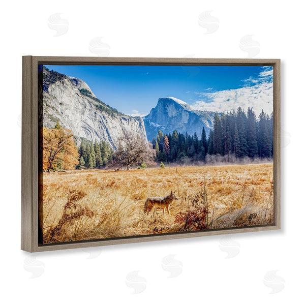 Stupell Industries Jeff Poe Photography | Coyote In Mountain Prairie Wall Art