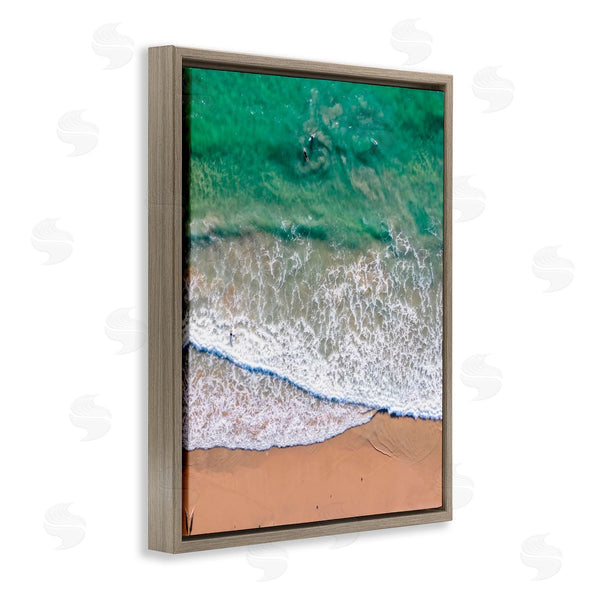 Stupell Industries Jeff Poe Photography | Crisscross Shore Waves Wall Art