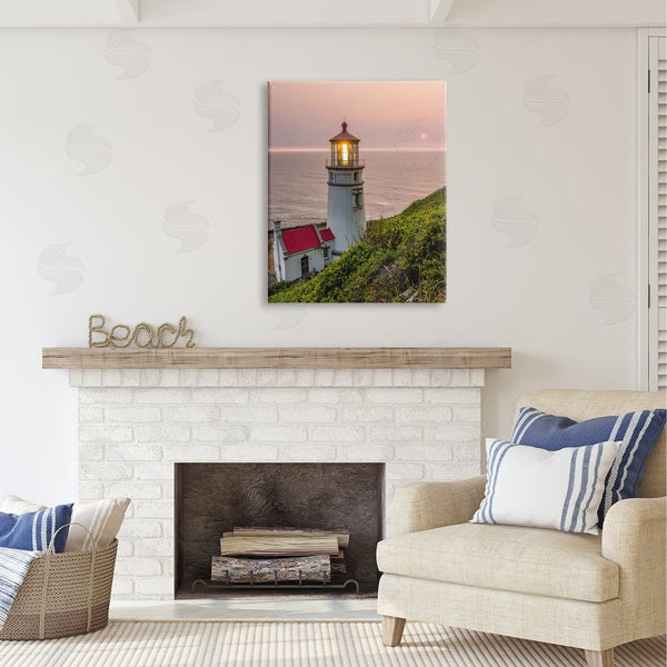 Stupell Industries Jeff Poe Photography | Lighthouse At Sunset Wall Art