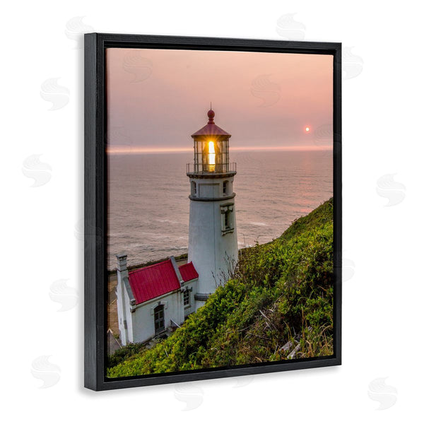 Stupell Industries Jeff Poe Photography | Lighthouse At Sunset Wall Art