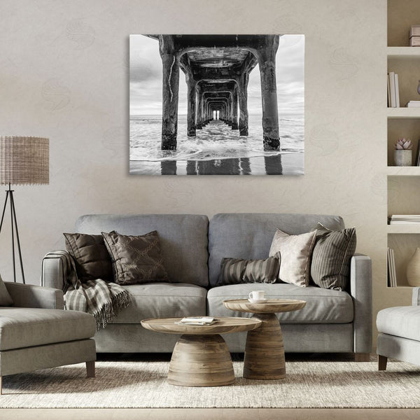 Stupell Industries Jeff Poe Photography | Pier Structure In Perspective Wall Art
